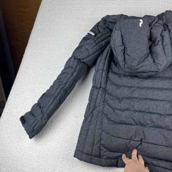 Peak Performance W BLACKB J Women Down Skiing Jacket Blue Padded size S UK8 - Picture 16 of 16